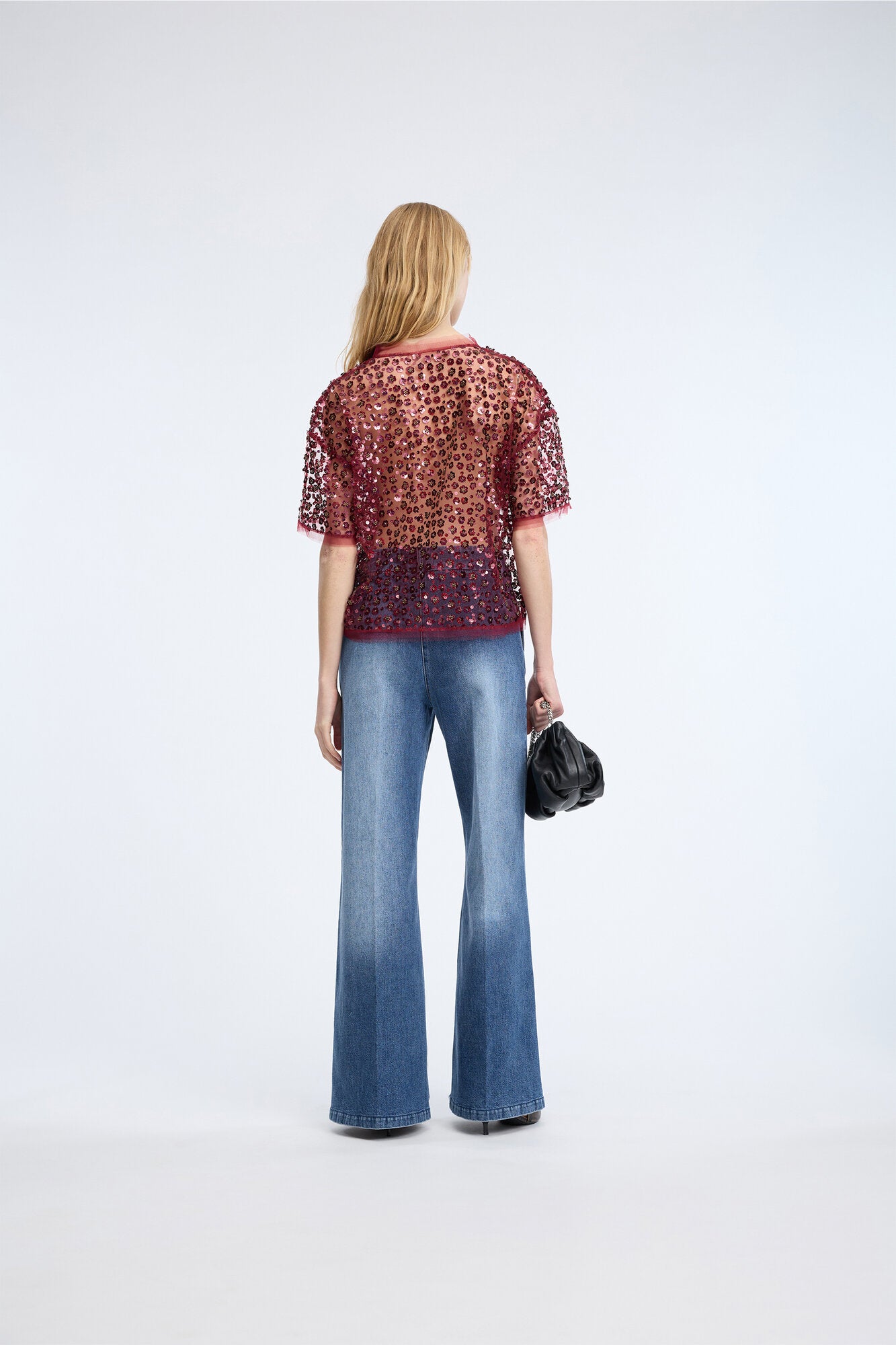 Caralee bluse – Bordeaux